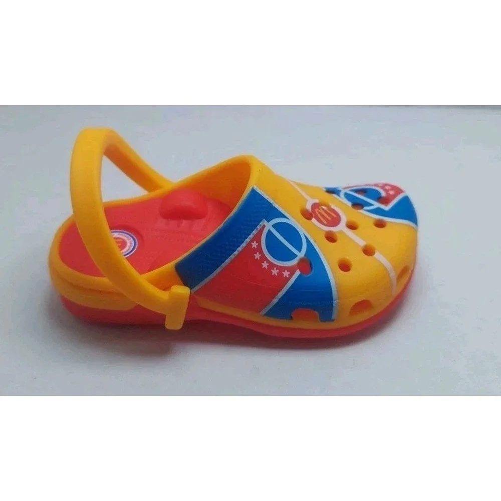 McDonald's Crocs Happy Meal Toys March Madness 2026 # 6 Courtside Yellow Red